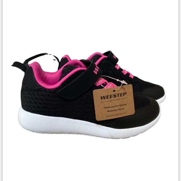 weestep Shoes New Weestep Little Girls Sneakers Size 2 Black Hot